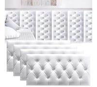 BNCXMO Paneles de Pared tapizados con cabecero de cáscara y Palo, Panel de Pared tapizado de Dormitorio Autoadhesivo/Sala de Estar