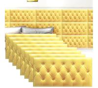 BNCXMO Paneles de Pared tapizados con cabecero de cáscara y Palo, Panel de Pared tapizado de Dormitorio Autoadhesivo/Sala de Estar