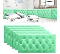 BNCXMO Paneles de pared tapizados para cabecero de cama, autoadhesivos, para dormitorio/sala de estar