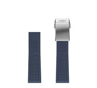 BNCXMO Para bandas de reloj de Breitling de 22 mm de banda de vigilancia de goma de 24 mm para Avenger Navitimer World Rubber Water Watling Store con hebilla