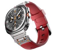 BNCXMO Para Galaxy Watch 7 Ultra Fluororubber Watch Bands para Galaxy Watch Ultra Strap 47 mm Accesorios Sport Sports