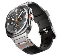 BNCXMO Para Galaxy Watch 7 Ultra Fluororubber Watch Bands para Galaxy Watch Ultra Strap 47 mm Accesorios Sport Sports