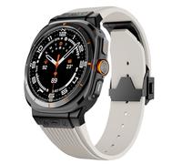 BNCXMO Para Galaxy Watch Ultra Strap 47 mm accesorios Fluororubber Sport Pulsera para Galaxy Watch 7 Ultra Watchands