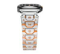 BNCXMO Para Galaxy Watch Ultra Strap Accessories 47 mm Sport Spricelet para Galaxy Watch 7 Ultra Titan Stile inoxid de acero Metal Bands Watchs Watchs