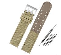 BNCXMO Para Hamilton Khaki Field Watch H760250/H77616533/H70605963 H68201993 Reloj Correa de cuero genuino Banda de reloj 20 mm (color: 26 mm, tamaño: 22 mm)