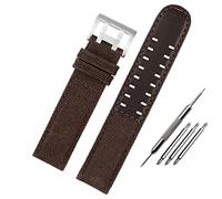 BNCXMO Para Hamilton Khaki Field Watch H760250/H77616533/H70605963 H68201993 Reloj Strap de cuero genuino Banda de reloj de cuero 20 mm (color: 26 mm, tamaño: 22 mm)