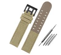 BNCXMO Para Hamilton Khaki Field Watch H760250/H77616533/H70605963 H68201993 Reloj Strap de cuero genuino Banda de reloj de cuero 20 mm (color: 26 mm, tamaño: 22 mm)
