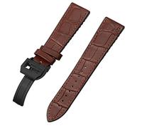 BNCXMO Para IWC Bertofino Pilot Mark 20 mm 22 mm Watchband Alligator Silicona de cuero de goma de goma Correa