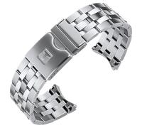 BNCXMO Para la serie T120 Starfish Strap 1853 Correa de acero T120407A T120407 Cadena de correa de reloj de acero fino para hombres