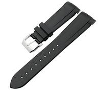 BNCXMO Para Tudor Heritage Rav Watchband 22 mm Correa de reloj de silicona para pulseras impermeables de Tudor Heritage