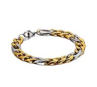 BNCXMO Pulsera de acero inoxidable premium para hombres, pulseras de cadena de acera para hombres, regalo para parejas, esposo, novio
