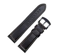 BNCXMO Pulsera de banda de reloj de cuero encerado italiano de 18 mm 20 mm 22 mm de 24 mm Accesorios de muñeca de muñeca