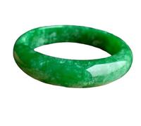 BNCXMO Pulsera de brazalete de jade birmano natural Jadeite completo para joyero para mujeres con regalo de certificado para madre (tamaño: 60 mm)
