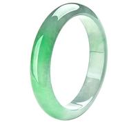 BNCXMO Pulsera de brazalete de jade natural hielo birmano de flores flotantes transparentes pulseras para mujeres joyas