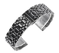 BNCXMO Pulsera de correa de acero inoxidable de 20 mm 22 mm Hen Botón de reemplazo de la correa para la correa de la correa