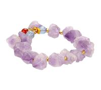 BNCXMO Pulsera de cristal Mujeres curativas naturales Pulseras de piedra con cuentas Regalo de joyería, collar de joyas, pulseras