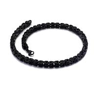 BNCXMO Pulsera de enlace para hombres, brazalete de hebilla de acero inoxidable 3D para hombres