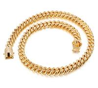 BNCXMO Pulsera de la amistad, rap de la cadena de acero inoxidable de hip hop