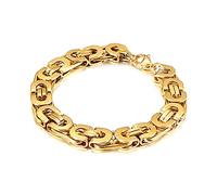BNCXMO Pulsera premium para hombres acero inoxidable bizantino brazalete hip hop rapero joya de moda gran regalo para hombres y mujeres