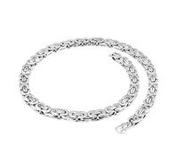 BNCXMO Pulsera premium para hombres acero inoxidable bizantino brazalete hip hop rapero joya de moda gran regalo para hombres y mujeres