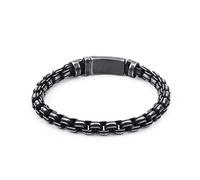 BNCXMO Pulsera premium para hombres Cadena de hip-hop de brazalete retro de acero inoxidable de acero inoxidable