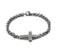 BNCXMO Pulsera premium para hombres de sujetador de acero inoxidable Guardar Regalos Cumpleaños de San Valentín para él para él