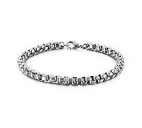 BNCXMO Pulsera premium para hombres Idea de regalo de brazalete de enlace de acero inoxidable para hombres