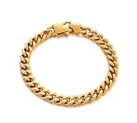 BNCXMO Pulsera premium para hombres pulseras de enlace de acero inoxidable para hombres accesorios para hombres