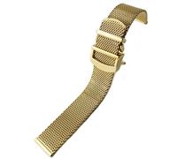 BNCXMO Reemplazo de banda de vigilancia de acero inoxidable de 22 mm de 22 mm para correa de reloj IWC Mark18