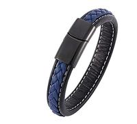 BNCXMO Regalo para hombres Pulsera vintage Hombres x Pulseras de forma de forma Cadena de muñeca Acero inoxidable con cierre magnético