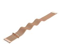 BNCXMO Reloj Strap Bracelet Universal Suco inoxid de acero inoxidable Reloj de muñeca Strapa 12 mm de 14 mm 16 mm 18 mm 20 mm de 22 mm (color de banda: oro, ancho de banda: 12 mm)