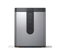 BNCXMO Safe Safe Safe Box Home Home Passion Password Safes Remote Alarm Battery Records 380x320x450 mm (Color: Negro) (Plateado) Bueno