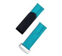 BNCXMO Tabla de nylon Cuero de 20 mm Colorida Banda para vigilancia para correa Daytona Submariner GMT Yacht-Master Datejust Band (color: hebilla verde blk, tamaño: 20 mm)