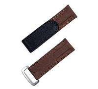 BNCXMO Tabla de nylon Cuero de 20 mm Colorida Banda para vigilancia para correa Daytona Submariner GMT Yacht-Master Datejust Band (color: hebilla verde blk, tamaño: 20 mm)