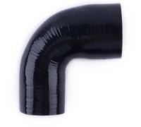 BNEAIGHW Manguera de Silicona ID 51mm 55mm 57mm 60mm 63mm 70mm 75mm 90 Grados Reducir Codo Universal Silicona refrigerante Intercooler Tubo Manguera Accesorios para Motos(90-ID57-76mm)