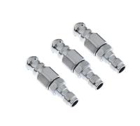BNGDFDGH 1/3/5 Uds. Arandela a presión de acero inoxidable de 1/4 ", boquilla de manguera de drenaje de enchufe rápido, herramienta de chorro de agua, rociador alto(3pcs)