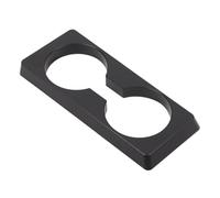 BNGDFDGH Compatible con Hummer H2 2003-2007, panel decorativo de control central de aleación de aluminio for coche, portavasos, almohadilla de elevación, accesorios(Black)