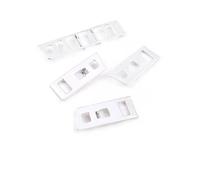 BNGDFDGH Compatible con Range Rover Evoque L551 20-24 ABS fibra de carbono interruptor de elevalunas de coche botones marco cubierta embellecedor accesorios interiores LHD(Silver(Style A))