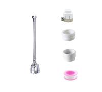 BNGDFDGH Grifo de cocina con ajuste de 360 grados, tubo de extensión, filtro de boquilla de ahorro de agua, accesorios for el baño y el hogar(25cm)