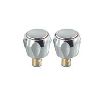 BNGDFDGH Kit de conversión grifo Reviver, válvula cobre con mango 1/2 pulgadas, tornillo for cocina, baño, agua fría y caliente, cubierta superior autorroscante, 2 uds