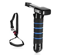 BNGXR 2 PCS Asa de Soporte para Automóvil, Ayuda de Movilidad de Manija Coche, Asidero de coche para ancianos, Asidero de puerta de coche, mango auxiliar adecuadopara ancianos,discapacitados (Azul)