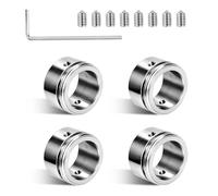 BNGXR 4 adaptadore de válvula de calefacción M30 x 1,5, adaptador de termostato de radiador de acero inoxidable 304, adaptador de termostato de calefacción con llave hexagonal