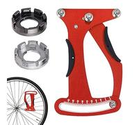 BNGXR Bicicleta Radios Tensión Metro Calibración Herramienta, Herramienta de Medidor de Tensión de Radios, Tensiómetro de Radios de Bicicleta con 2 Llave Radios, para Medir la Tensión de Radios