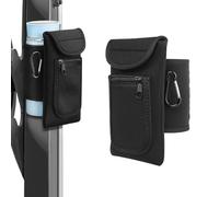 BNGXR Bolsa Magnetica Gym, bolsa magnética para botellas, soporte móvil para gimnasio y exterior, Bolso Magnetico para Gym para Deporte Hiking y Uso al Aire Libre, Negro
