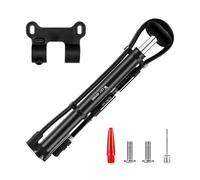 BNGXR Bomba Bicicletas, Mini Bombas de Marco para Bicicletas con Manómetro Tubo Extensión, 140 PSI Alta Presión Bomba de Aire Bicicleta per Bicicleta, BMX, MTB