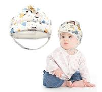 BNGXR Casco Bebe Golpes,protector cabeza bebe,Gorra Protectora para Cabeza de bebé,Transpirable,Protector Ajustable,Hecho de Algodón Agradable La Piel,para Gatear y Caminar,Bebé de 6 a 36 Meses