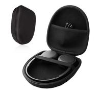 BNGXR Funda protectora universal para auriculares, funda de viaje para auriculares, bolsa de viaje, bolsa de viaje, funda para auriculares de oreja, 22 x 19 x 6,5 cm, color negro