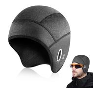 BNGXR Gorro para Casco de Bicicleta, Gorro de Ciclismo con Orificio para Gafas Gorro Bicicleta Invierno a Prueba De Viento Térmica Debajo del Casco para Correr Esquí Moto