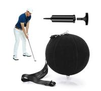 BNGXR Pelota de entrenamiento de swing de golf, pelota de entrenamiento para corrección de postura, pelota de entrenamiento con bomba de inflado, entrenador de golf para hombres, mujeres y