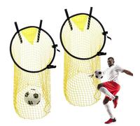 BNGXR Red de Objetivo de Fútbol, Portería de Fútbol, Bolsa Portería Red Objetivo, Plegable con Correas Ajustables para Ejercicios de Entrenamiento de Tiro (2)